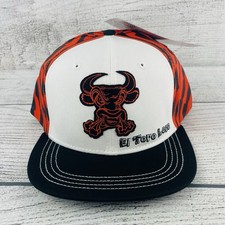 Monster Jam El Toro Loco Adult OS Adjustable SnapBack Hat - NEW Orange White