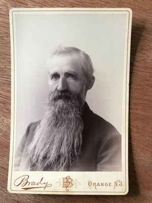 H. J.  Brady Carte De Visite....An Old Warrior