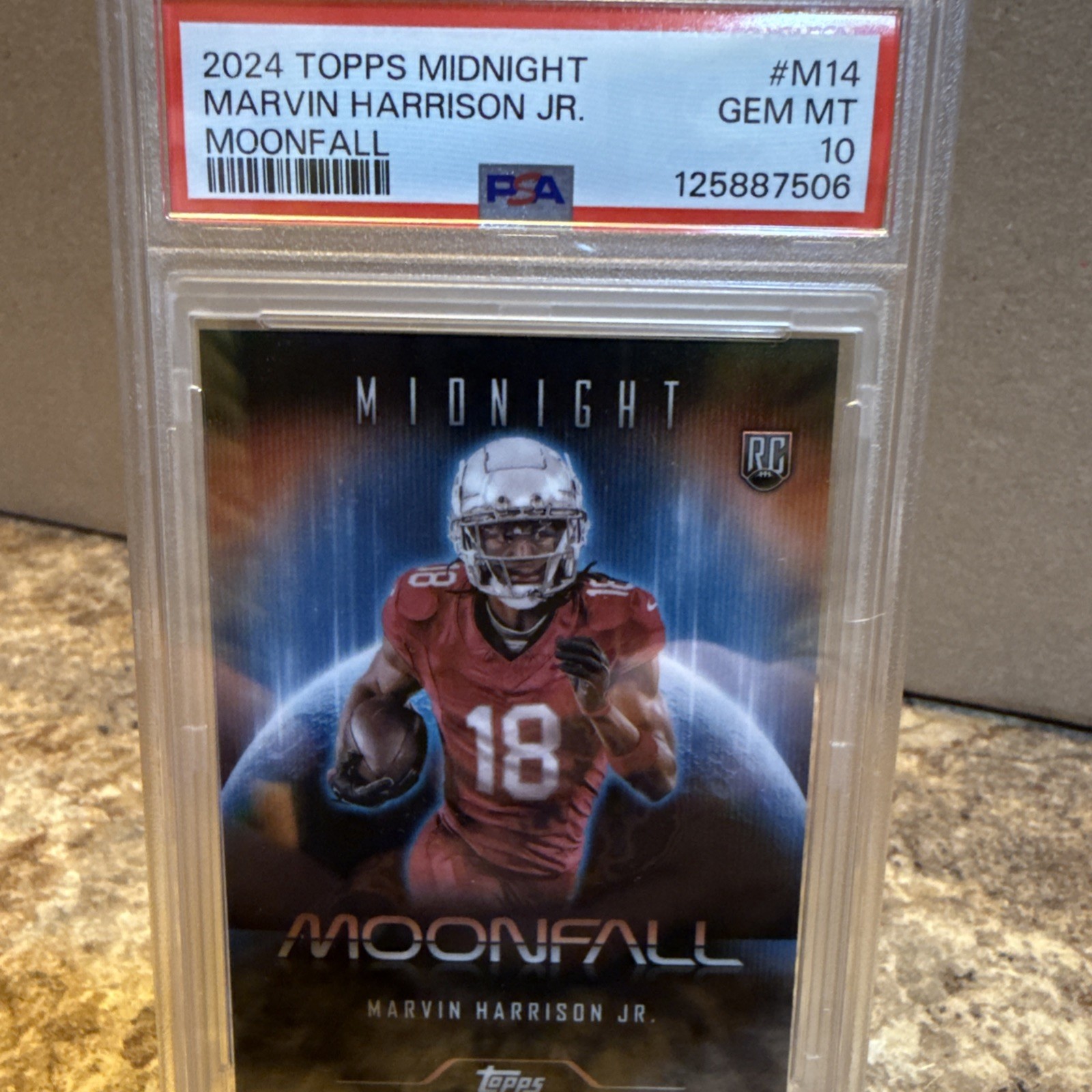 Marvin Harrison Jr. Topps Midnight Moonfall #M14 Base