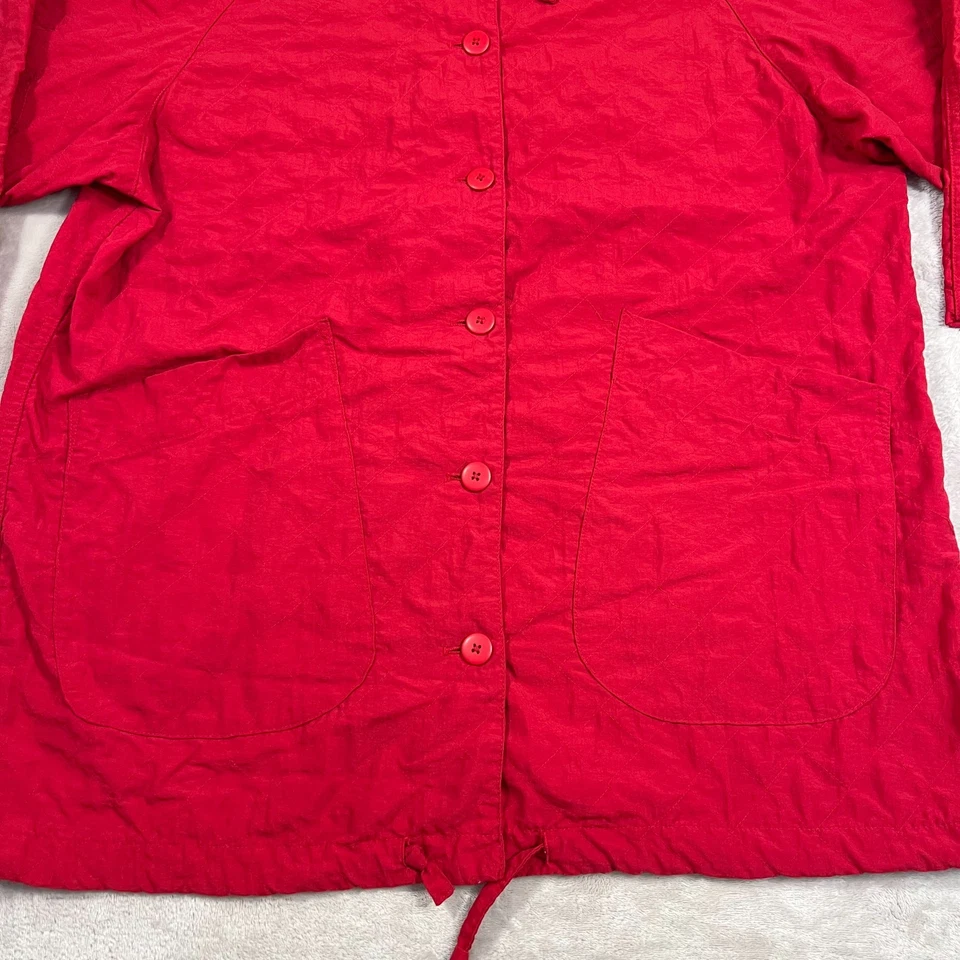 Chaqueta Banana Republic vintage para mujer pequeña de gran tamaño larga de nailon safari viaje Foto 4 de 4