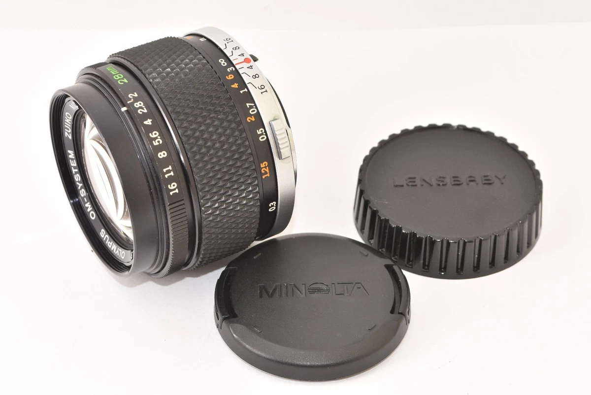 OLYMPUS OM-SYSTEM ZUIKO MC AUTO-W 28mm F/2 MF Lens From JAPAN