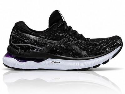 Asics Gel Nimbus 24 MK Damen Laufschuhe Schwarz UK:8 EU:42 US:10 / 26,5CM
