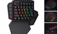 K585 DITI Wired One-Handed RGB Mechanical Gaming Keyboard, Blue Switch Black