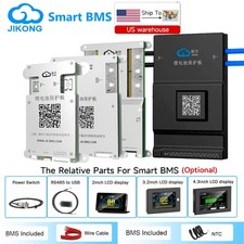 JK BMS w/1A-2A Active Balance BT/RS485 for 4S-24S 100A-300A Li-ion LiFePo4 lot