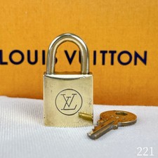 Louis Vuitton Lucchetto con Chiave Ottone Oro Lucchetto per Borse Bagagli Keepall Speedy