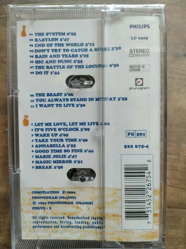 Aphrodites Child The Best Of / Kassette Audio-K7 Neu Versiegelt - Zdjęcie 2 z 2