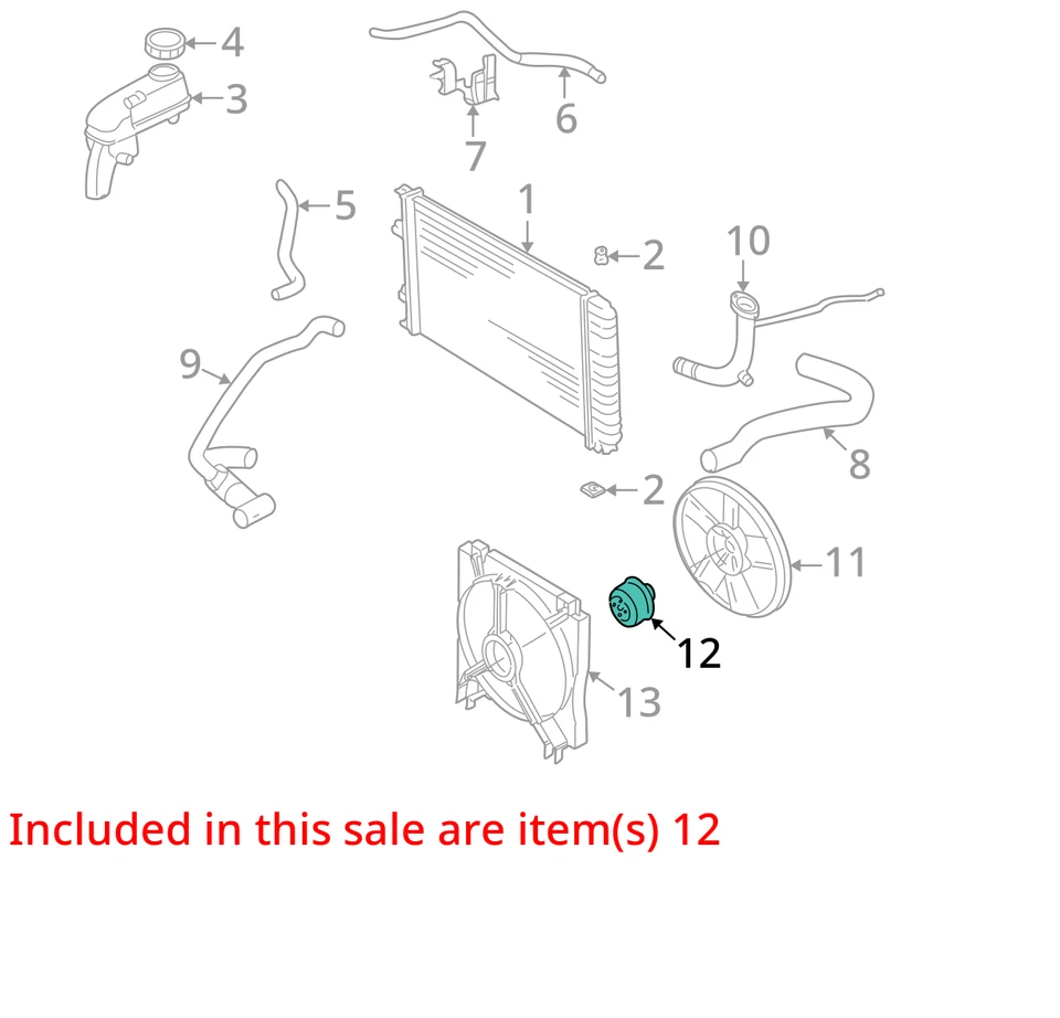PONTIAC CHEVROLET CAVALIER SKYHAWK 1984-2002 VENTILADOR ENG CLG 22134671 NUEVO Foto 2 de 3