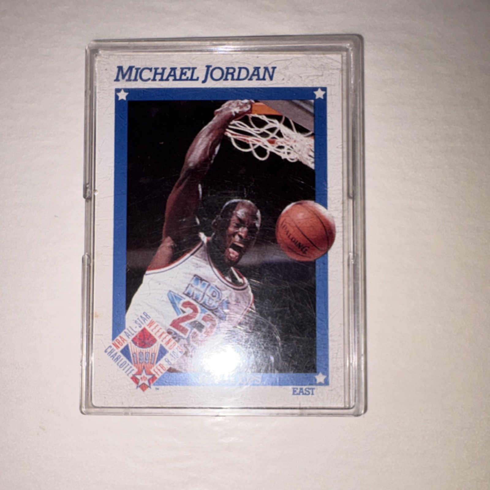 1991-92 NBA Hoops Basketball Michael Jordan #253 Chicago Bulls All-Star Card