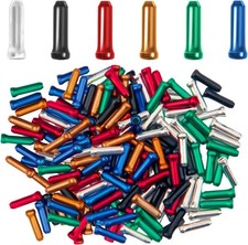 100 Pcs Bike Cable Ends Caps Bicycle Cable End Crimps Mountain Bike Brake Tips