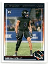 2024 Score Rookie Austin Booker #399 RC Chicago Bears