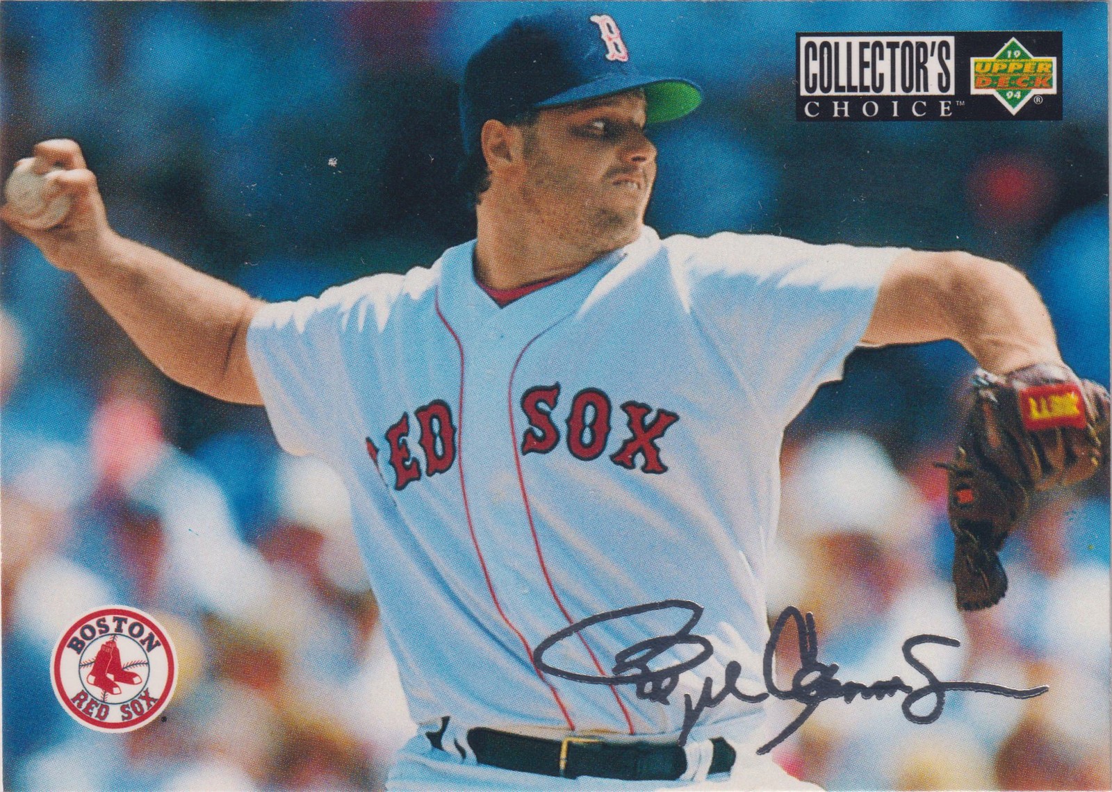 1994 Collector's Choice #348 Roger Clemens Silver Signature