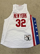 New York Nets Julius Erving Jersey Sewn Throwbacks 1975-76 Youth 12/14 ABA