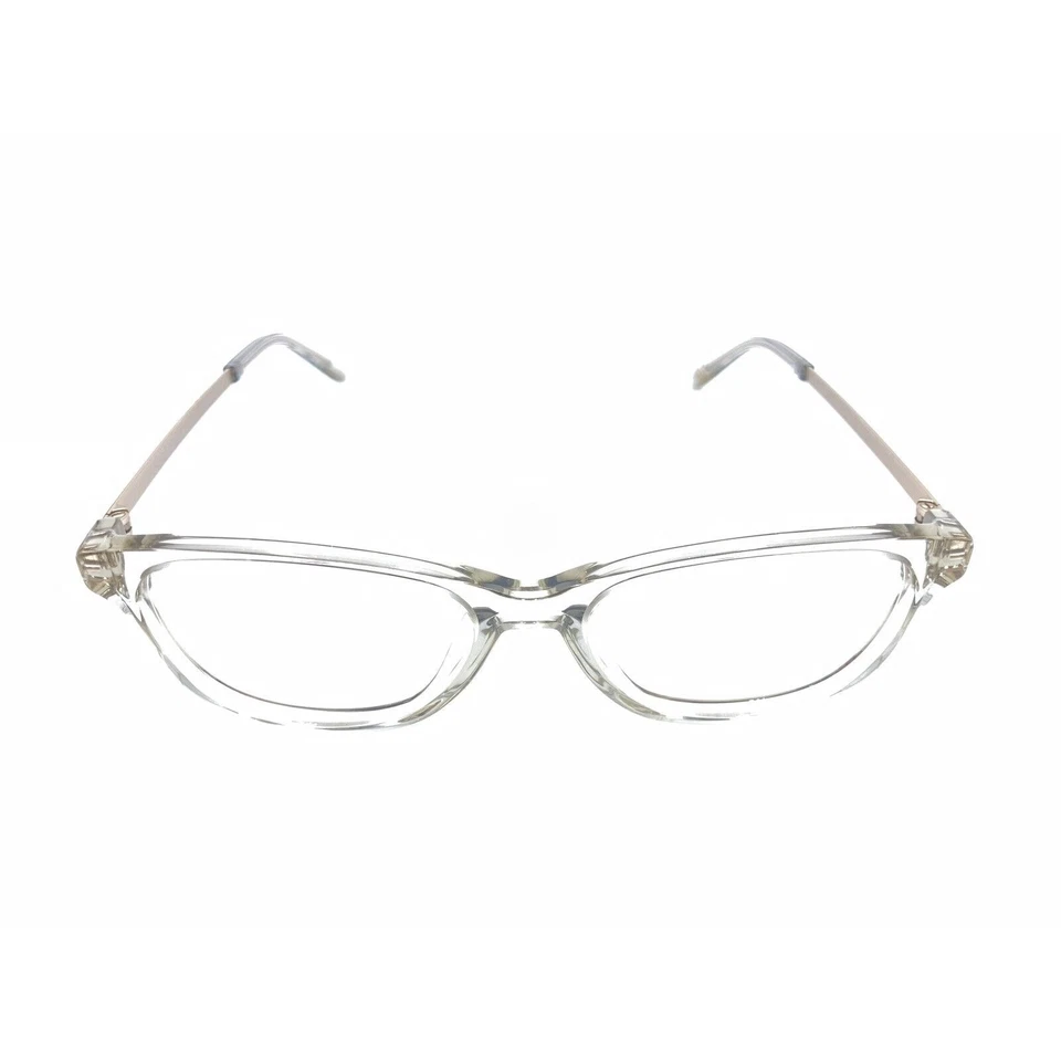 Maui Jim Clear Crystal Gold Oval Cat Eye Eyeglasses Frames 140 Designer Women - Image 2 of 4