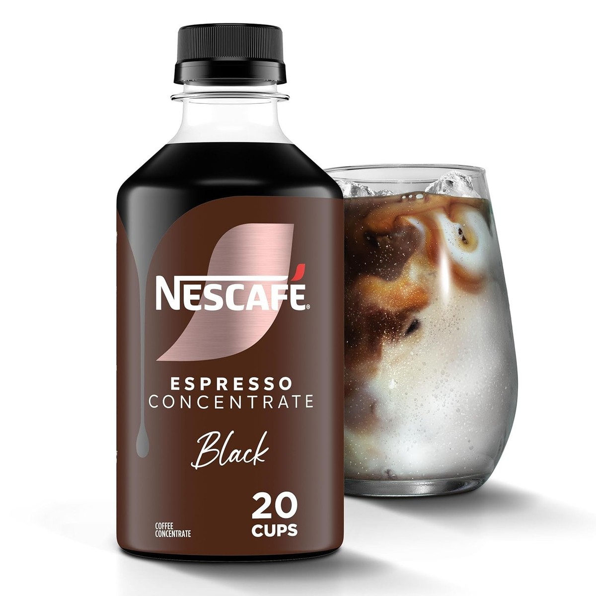 NESCAFÉ Espresso Concentrate Black, Instant 10 Fl Oz (Pack of 1