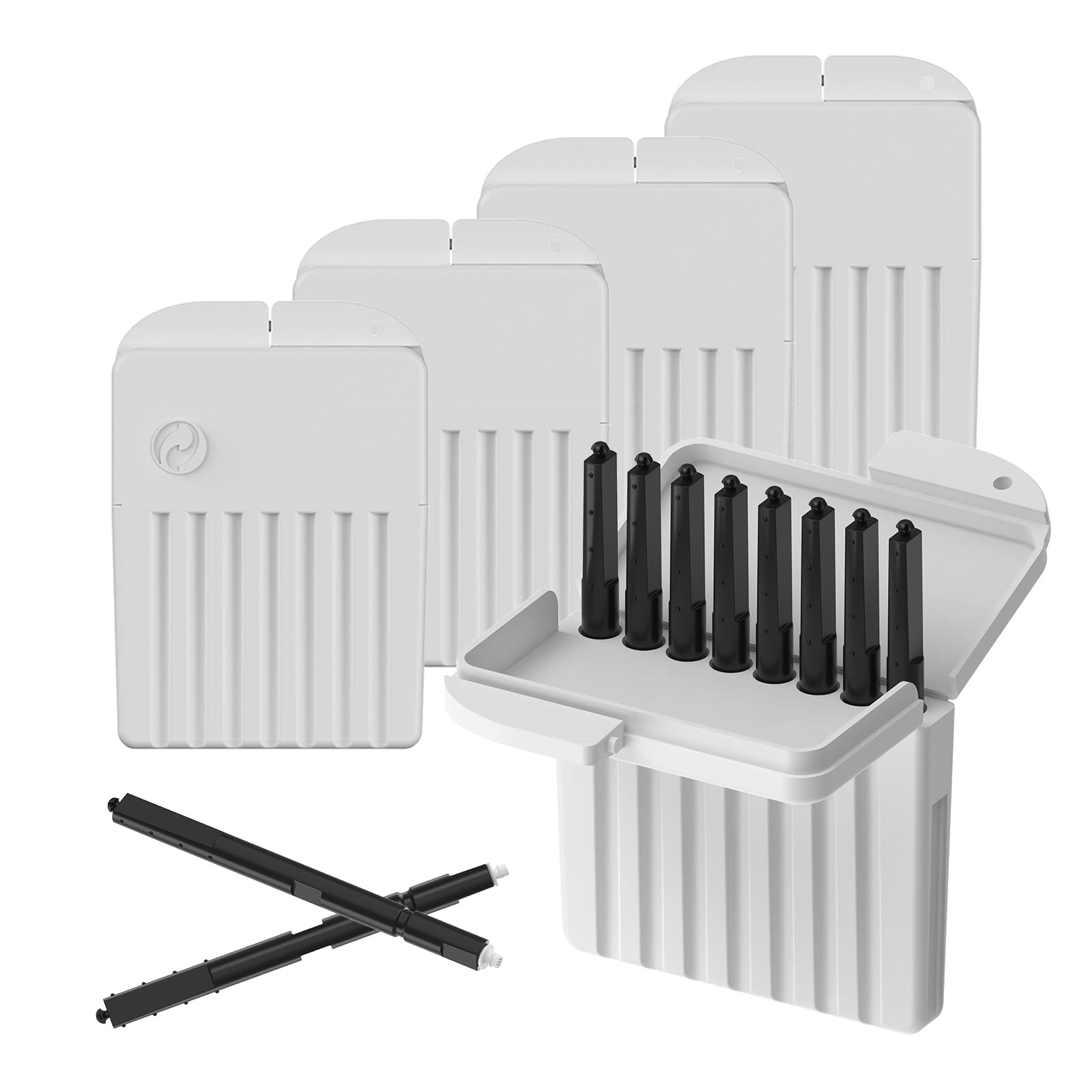 (40 Pcs) Phonak Cerumen Stop Wax Guards Filters 5 packs, Milky