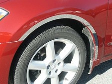 No Drill Fender Trim For Nissan Maxima 2004-2008 Mirror 304 Stainless Set4