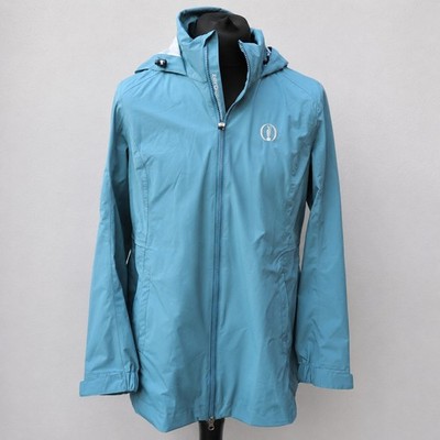 The Open Zero Restriction Libby wasserdichte Damen Golfjacke mit Kapuze grün S-XL