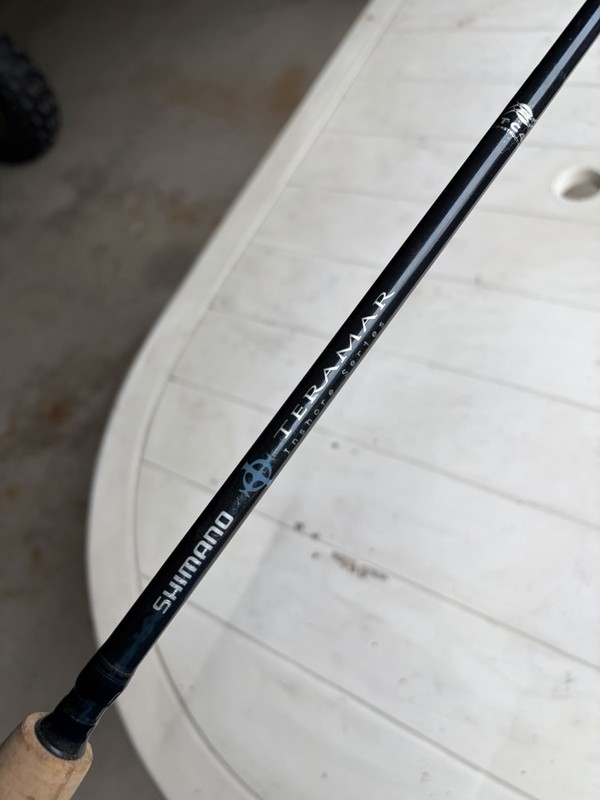 Shimano TERAMAR TMS-70  8-17 Lb 3/8-1oz 7’ Medium Action Fast Spinning Rod NICE!