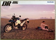 SUZUKI DR-BIG 750cc Motorcycle Sales Brochure Oct 1987 Ref 99999-A1610-1J1