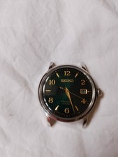 Seiko Presage Cocktail Mojito Green Dial Watch, Bonus Tweed Strap, A1 Condition 5