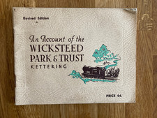 Vintage An Account of the Wickstead Park & Trust Kettering