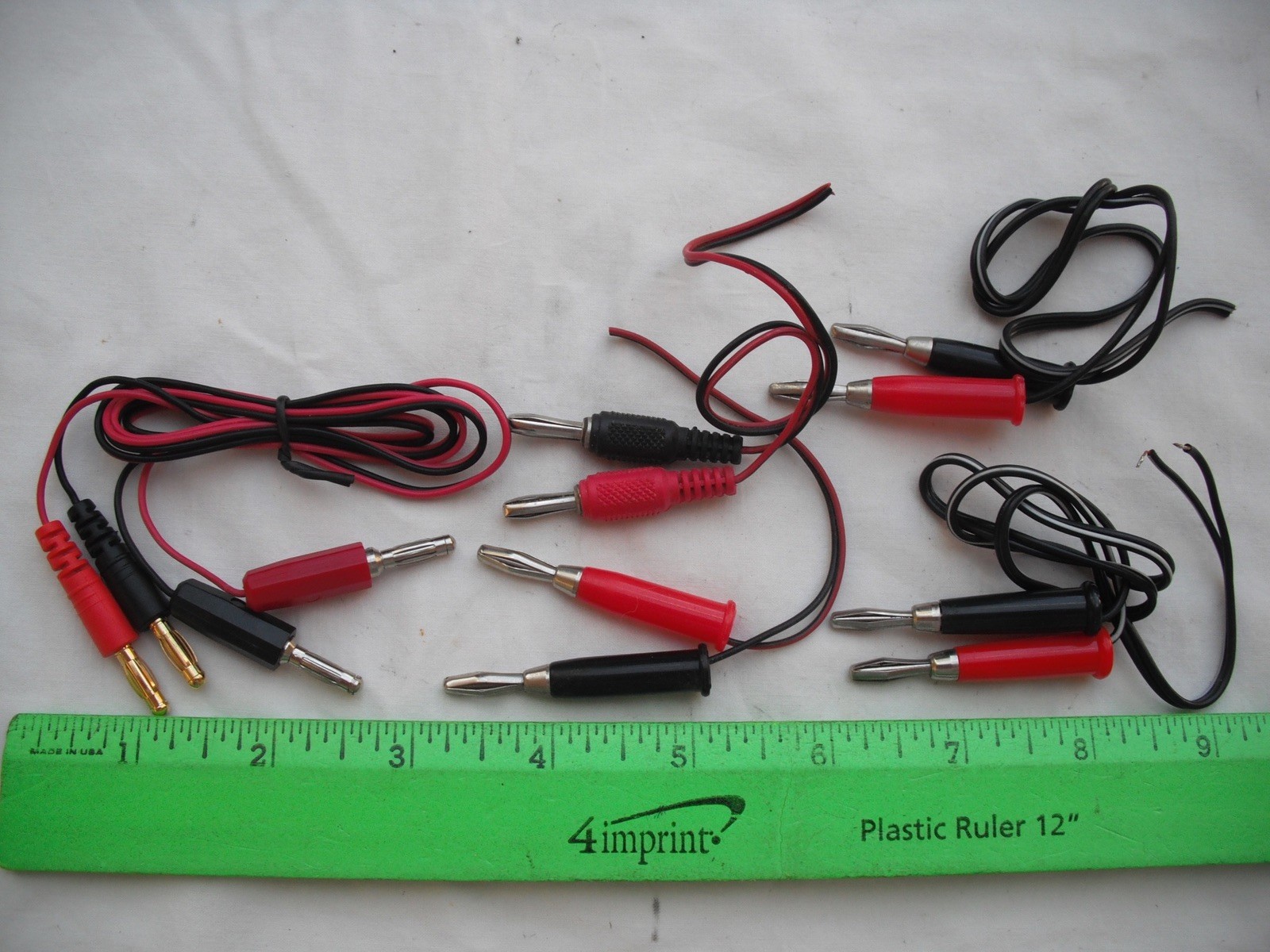 Lot of 6 Assorted Banana Plug Set, Wires, Cables, RC R/C Pla