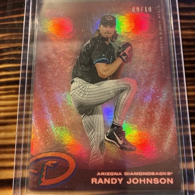 2022 Topps x Steve Aoki Randy Johnson #182 Rainbow Purple Foil /10 RARE SP  NM
