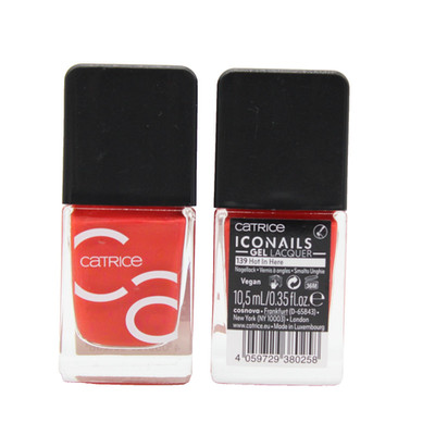 2x CATRICE ICONails GEL Lacquer 7-Tage Nagellack 139 Hot In Here - NEU