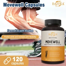 Glucosamine Chondroitin w/ MSM Hyaluronic Acid MoveWell Joint Health Supplement