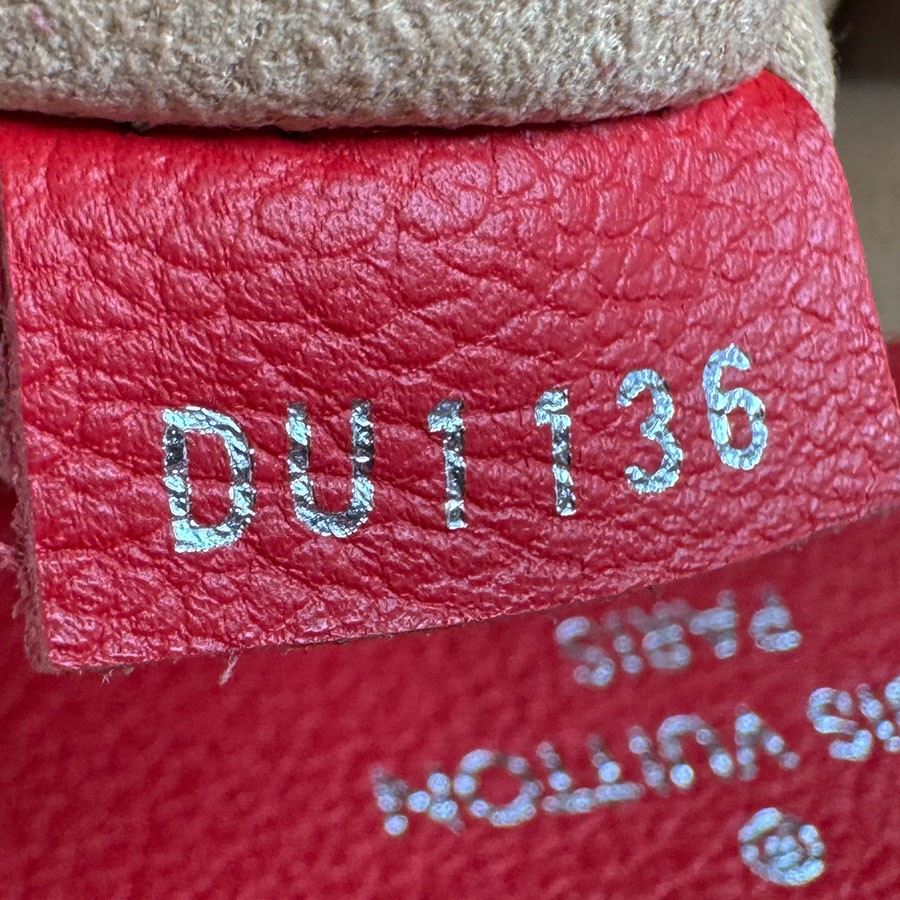 Auth LOUIS VUITTON Lockme Backpack Ruby Leather/S… - image 14