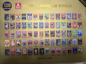 Atari Flashback 8 Gold Deluxe HD Console 40th Anniversary Edition