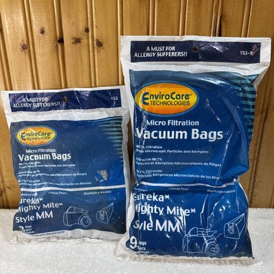 12 micro filtration Vacuum Bags for Eureka MM Mighty Mite 3670 and 3680 Canister
