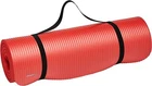 New Amazon Basics 1/2-Inch Extra Thick Exercise Yoga Mat W/ Carrying Strap (Red)