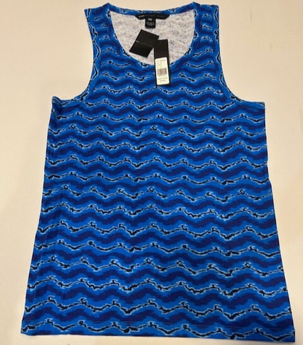 Marc by Marc Jacobs Graphic Print Tank Top Blue Waves NWT - Size XXS MSRP $78