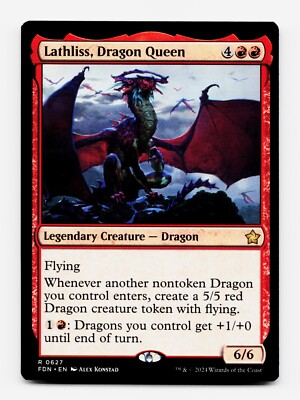 Lathliss, Dragon Queen [Foundations] MTG   