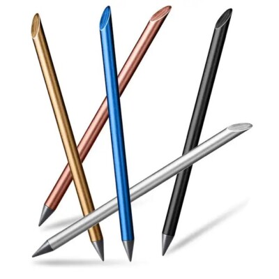5 Metal Pencils Set Long Lasting Lead Color: Black No Sharp Need 1 = 200 Pencils