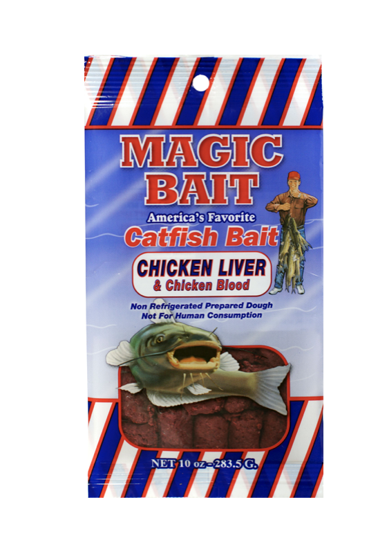 Magic Bait Chicken Liver Chicken Blood Catfish Bait, 10
