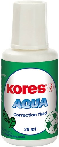 Fluide correcteur Aqua : A base d'eau séchage rapide fournitures scolaires 20ml - Photo 2/3