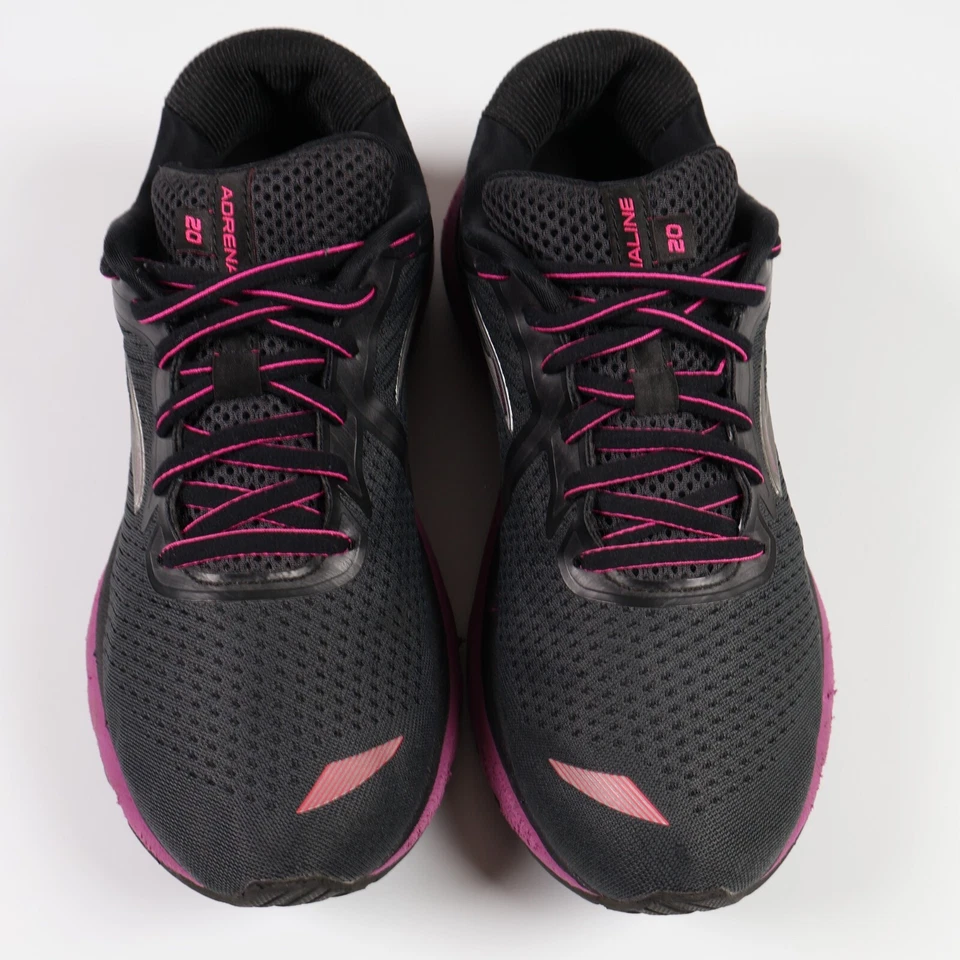 Brooks Adrenaline 20 Black/Purple Shoes Size 8.5 Women's - Image 4 of 4