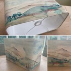 Rectangular Countryside Wilderness Mountains Lamp Shade Rounded Rectangle