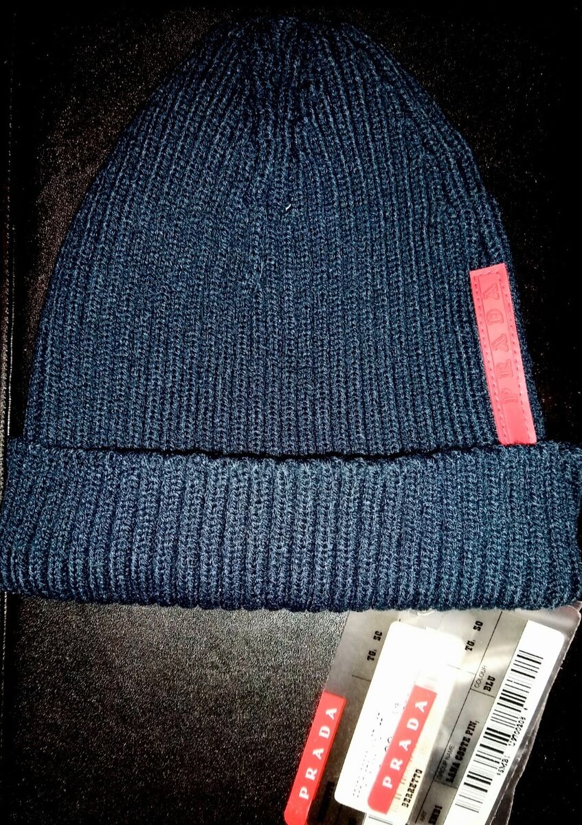 PRADA AUTHENTIC BRAND NEW 100% WOOL ORIGINAL UNISEX DARK PRADA AUTHENTIC BRAND NEW 100% WOOL ORIGINAL UNISEX DARK