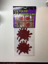 Fun World 3D Blood Splat Halloween Horror Decor Easter Unlimited Brand New