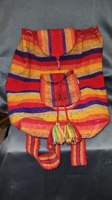 Artesanias Lillo Back Pack Bag Made In Mexico Artisan Ware