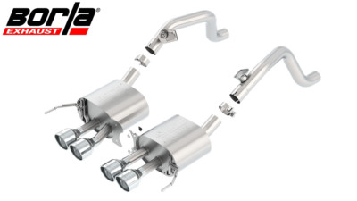 Borla ATAK Axle-Back Exhaust System For 2014-2019 Chevrolet Corvette C7 6.2L