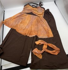 A WISH COME TRUE 3 Piece Dance Costume Girls Size 8-10 Outfit Pants Top