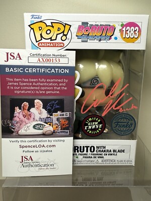 Funko Pop! Boruto with Chakra Blade 1383 Chase GITD Funko Special Edition Signed