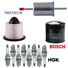 Tune Up Kit Filters Spark Plugs For FORD E-350 SUPER DUTY V8 5.4L 2003-2015