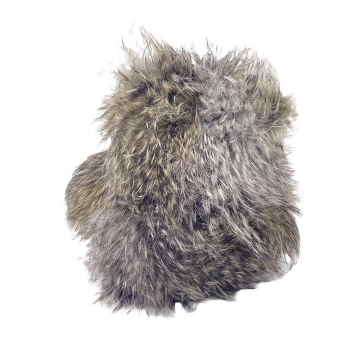 Jellycat London Orlando Owl Gray Furry Plush Stuffed Animal 10" Fuzzy Hairy - Picture 2 of 4