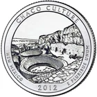 2012 P Chaco Culture  NP Quarter. ATB Series Uncirculated From US Mint roll.