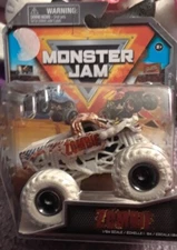 2023 Spin Master Monster Jam Zombie Series 31 White! NEW IN BOX 